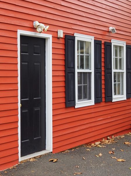 Red Vinyl Siding Installation in Greeley